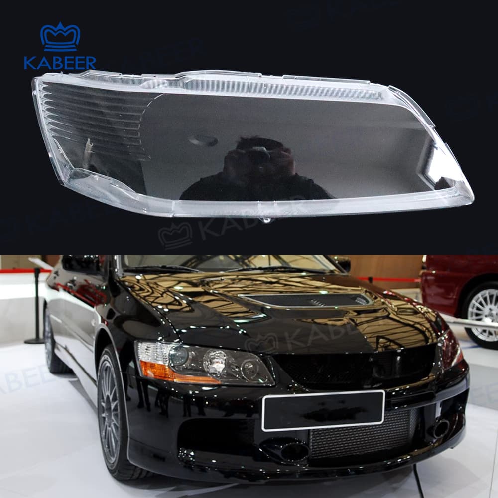 For Mitsubishi EVO Headlight Lens, 9th Gen Headlight Cover Evolution Headlight Shell Lens Cover Premium