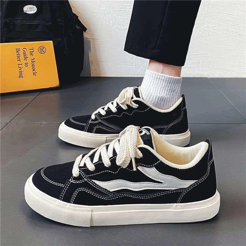Canvas Shoes Men 2026 Summer New Casual Student Sneakers Low Top Skate Shoes Youth