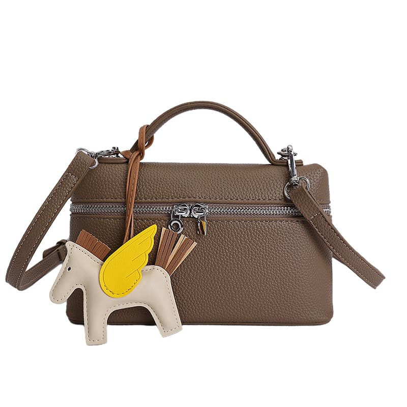 Solid Color Minimalist Large Capacity Women's Shoulder Bag, Fashionable Versatile Crossbody Square Bag, Spring Trendy