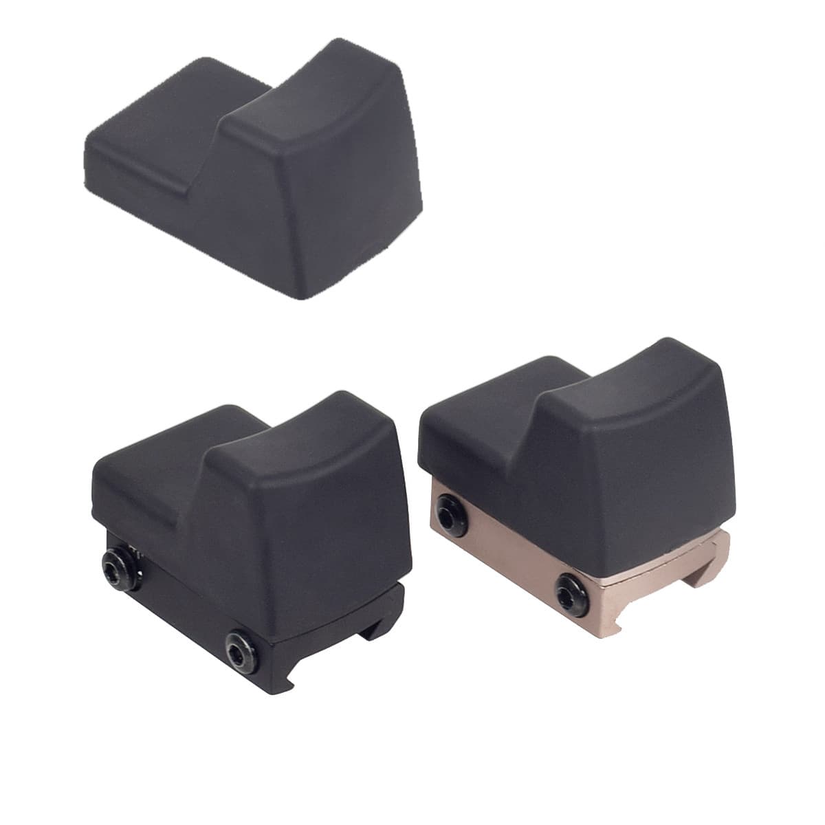 Cross-border RMR protective cover, red dot dust cover, aluminum alloy laminated glass adjustable protective cap
