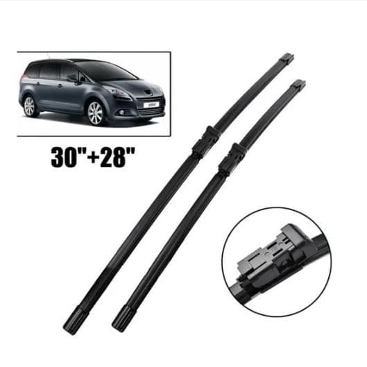 Compatible with Peugeot 5008 MK1 2009-2017 Wiper Windshield Wiper Wiper Blades