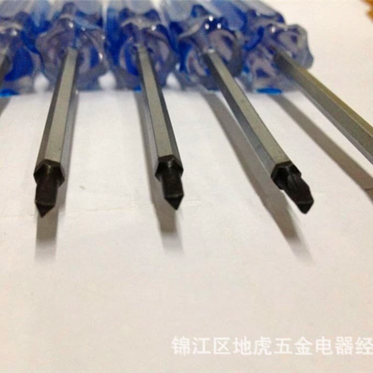 Manufacturer Supply Regular Triangle Screwdriver Bit Flat Head Triangle Screwdriver Magnetic Blackened for Socket Plate Matching