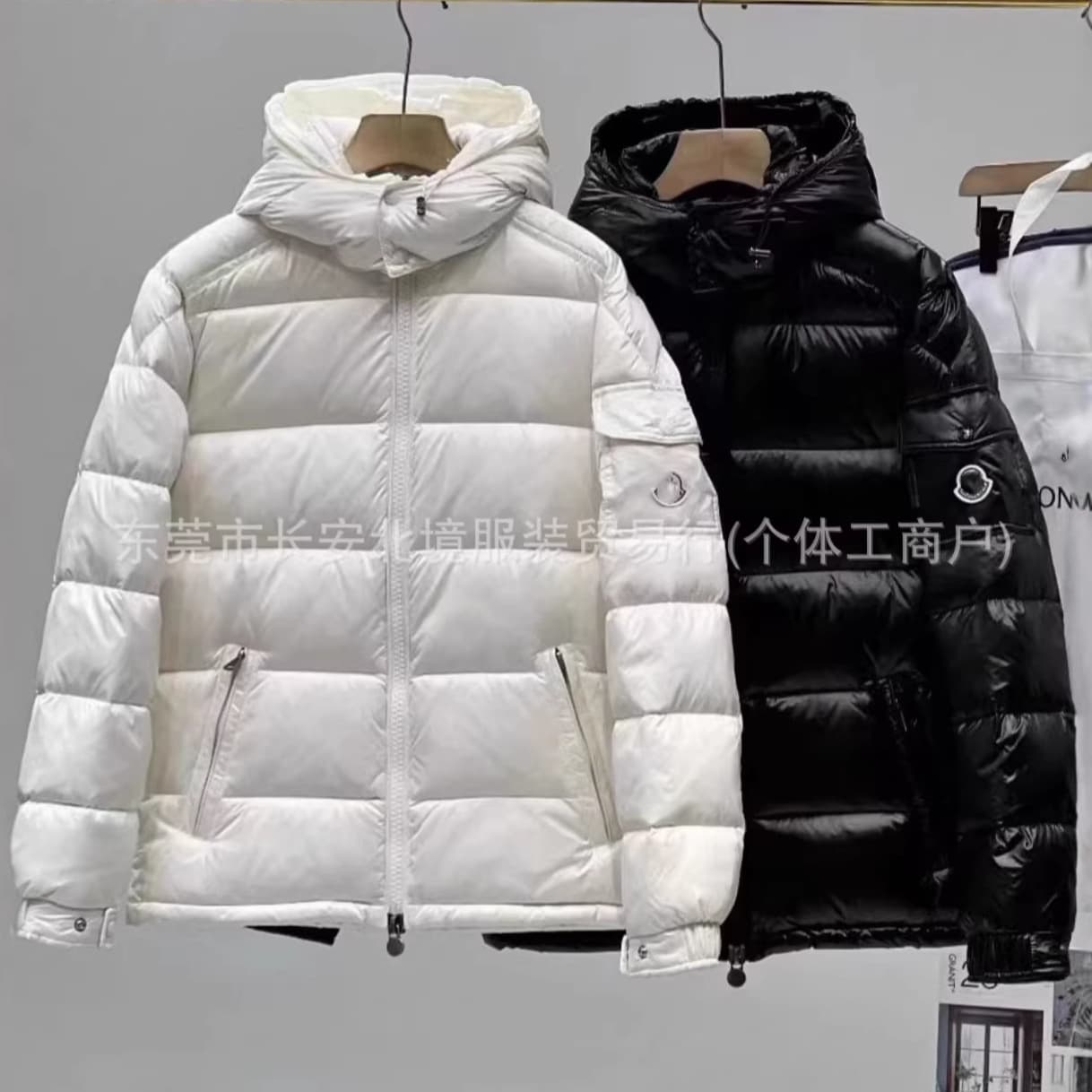 Unisex Cross-Border Cotton Padded Jacket with Detachable Hood, Glossy Finish, Loose Fit Outerwear, Factory Wholesale