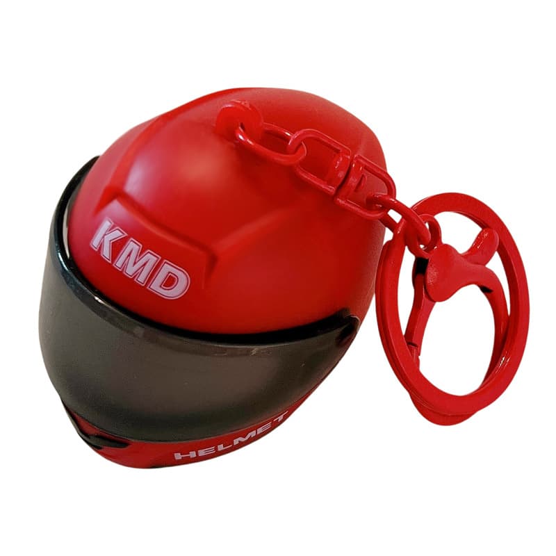Cross-Border Popular Luminous Helmet Keychain, Trendy Bag Pendant, Motorcycle Helmet Night Light Pendant, Gift Wholesale