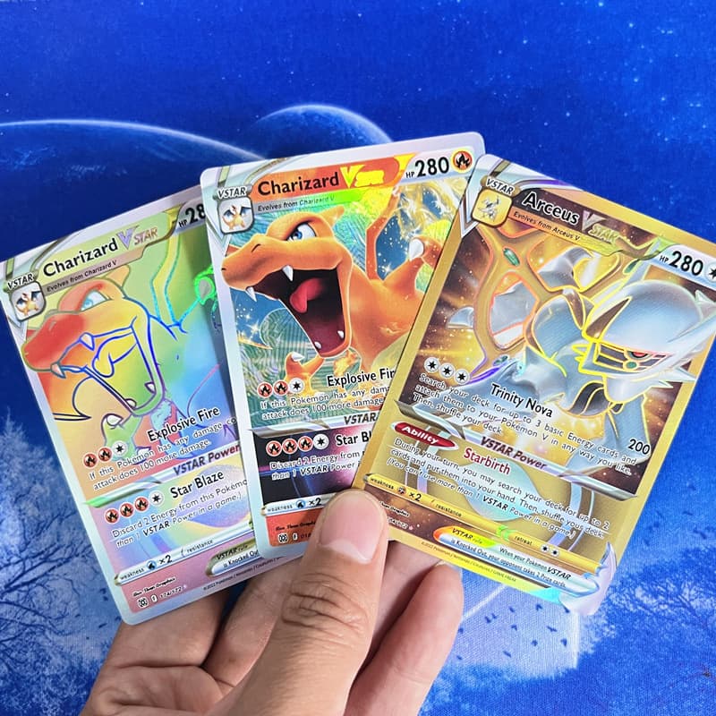 Pokemon Card Arceus Vstar Pokemon Charizard Gigantamax English Holo Card Vmax