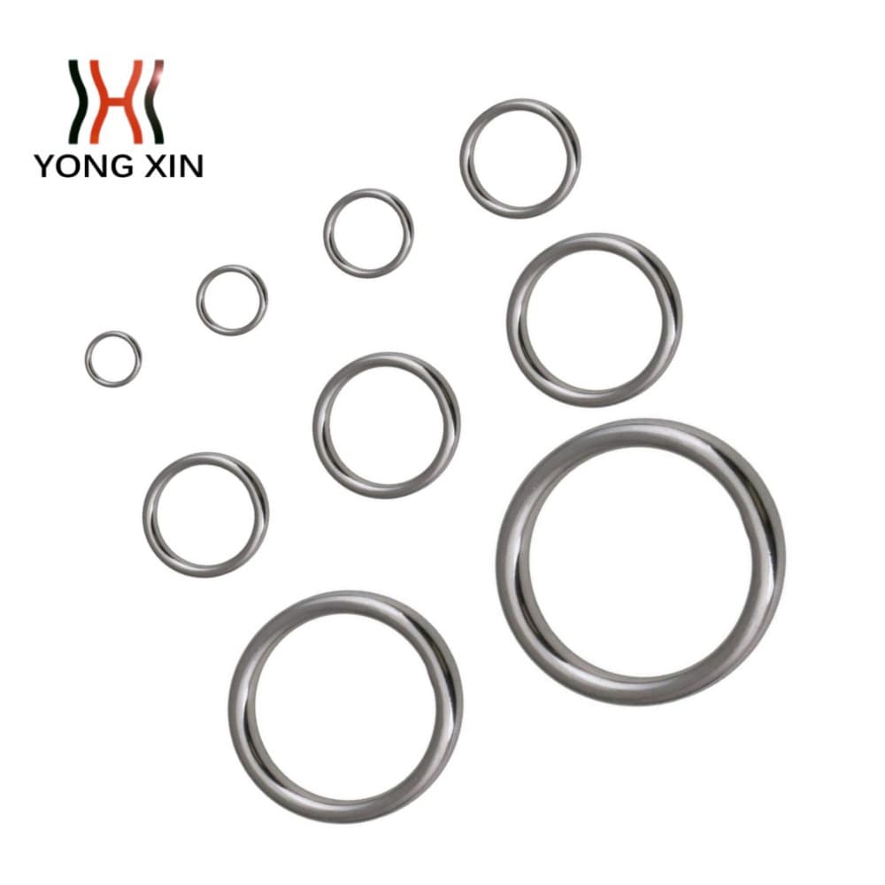 304 Stainless Steel Ring Solid Welded O-Type Lifting Ring Circle Hammock Yoga Connection Ring Steel Ring