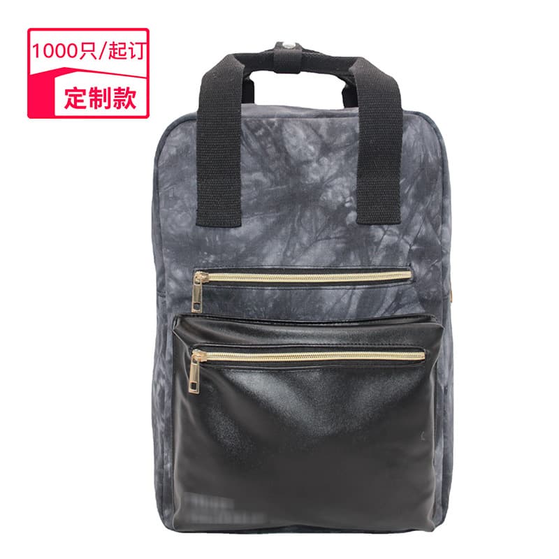 Factory-Processed Twill Polyester Backpack PU Large-Capacity Travel Backpack Outdoor Multi-Functional Backpack