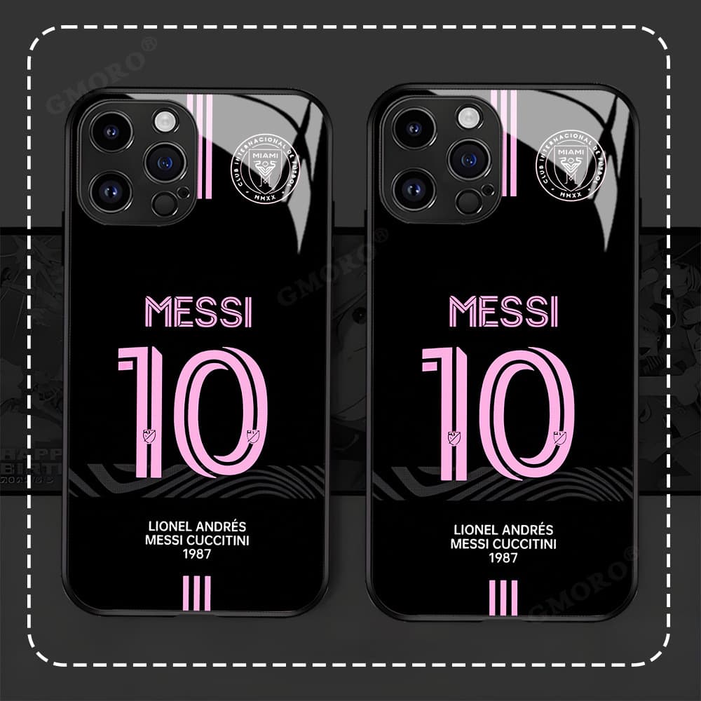 2026 World Cup mobile phone case MESSI Messi No. 10 stained glass case iPhone16/17promax case