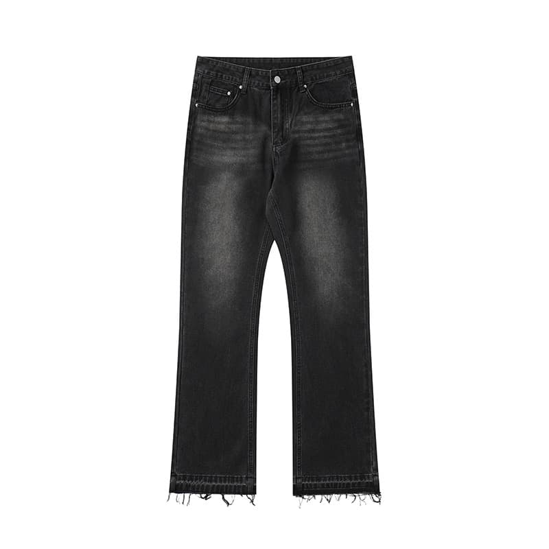 2025 New Men's Casual Straight-Leg Jeans, Boyfriend Style Stacked Denim Pants, All-Season Trendy Youth