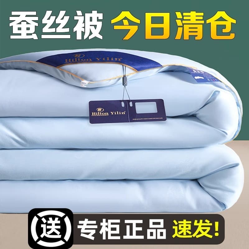 Export A+ Hotel Mulberry Silk Spring/Autumn Quilt, Genuine Cotton Summer Blanket, Gift All-Season Comforter Wholesale Thick Winter Duvet