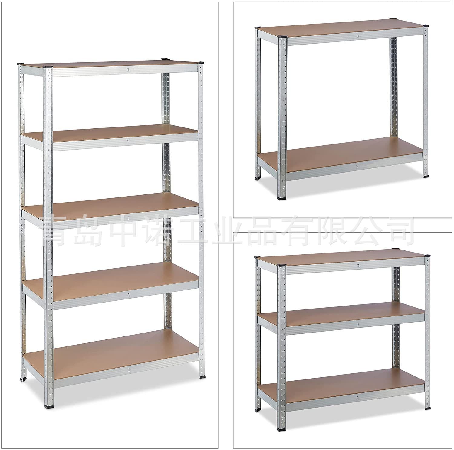 Multi-layer Floor Shelf, Kitchen Storage Rack, Iron Shelf, Small Multi-layer Galvanized Storage Garage Shelf