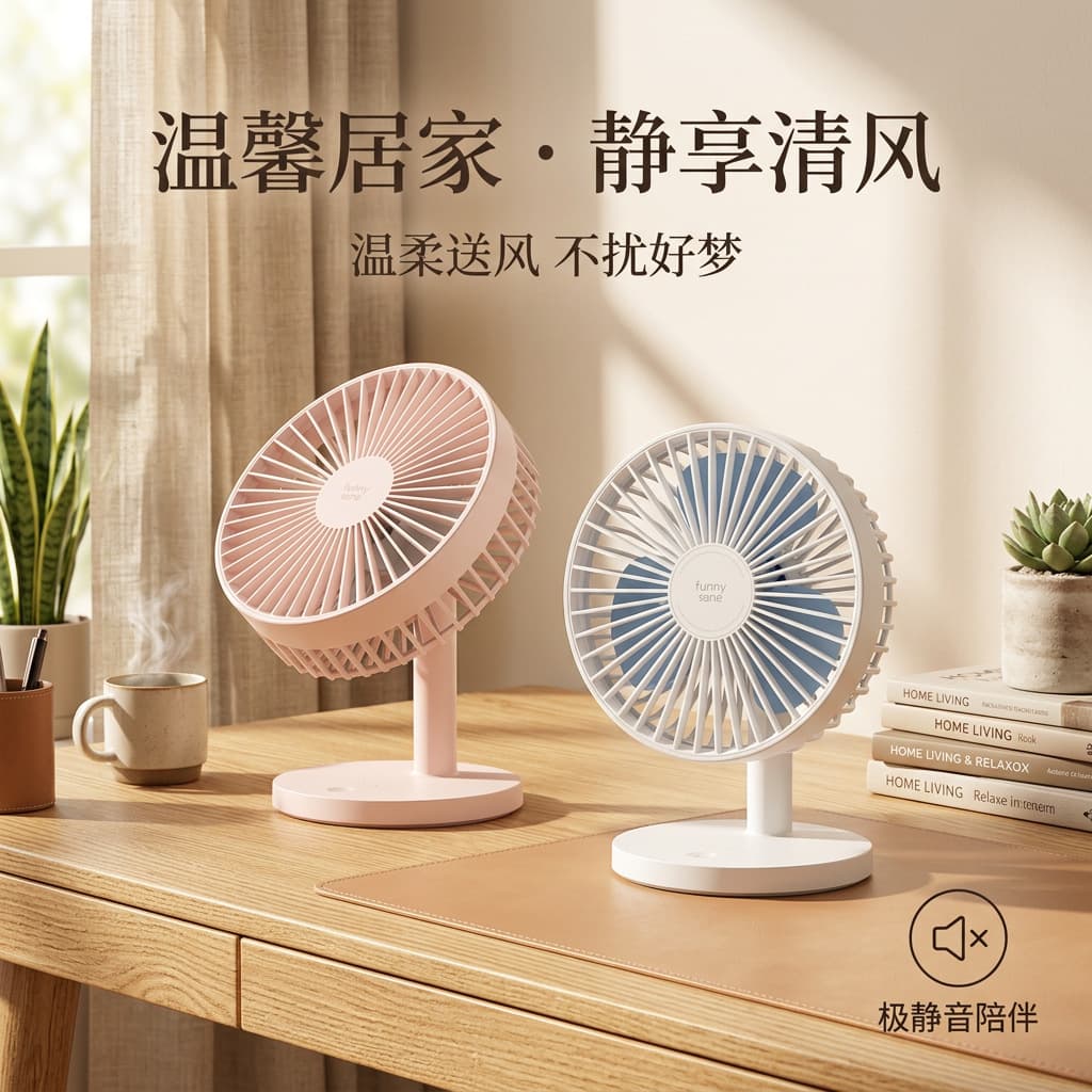 3Life Sanhuo 202 Qingfeng Desktop USB Fan Mini Portable Fan High Airflow Vertical Gift Fan