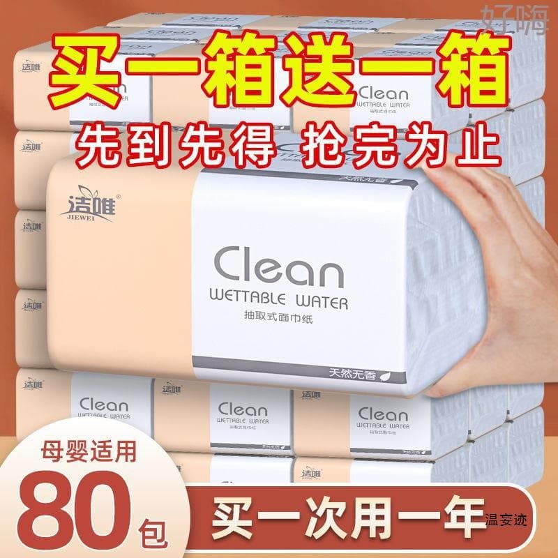 Large Pack [400 Sheets Extra Bulk] Household Facial Tissues, Wholesale by the Case, Economical Pack, Napkins, Tissue Paper