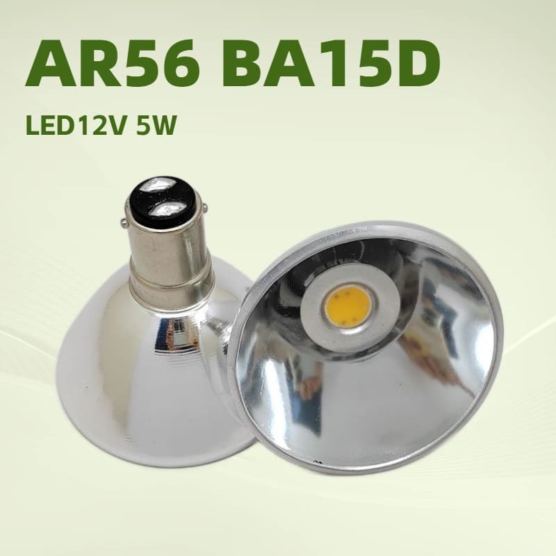 Supply of AR56 BA15D 5W-12V-LED Spotlights, Ceiling Lights, Special Industrial Lamps, Downlights, Pendant Lights
