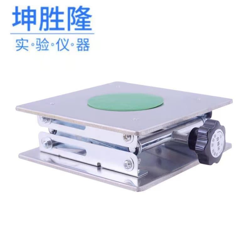 Small stainless steel lifting table 100*100, electric/manual aluminum oxidation laboratory lifting table/platform.