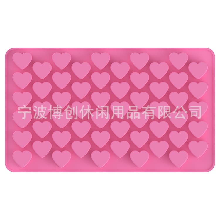 Baking DIY mold 55 holes mini love chocolate mold handmade soap jelly pudding silicone cake mold