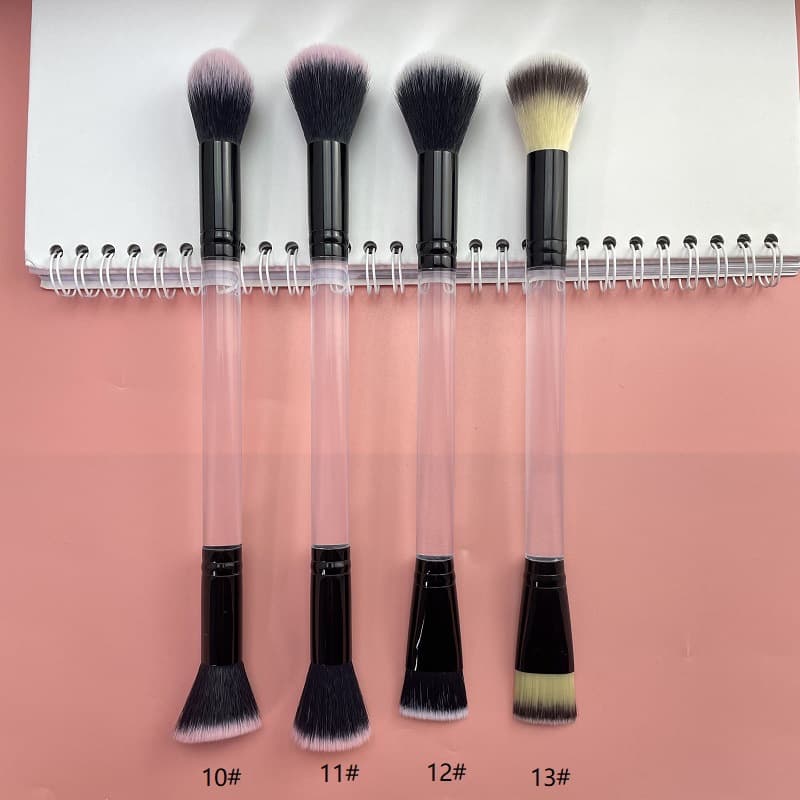 Manufacturer's best-selling multifunctional blush brush, beauty tool brush, portable double-headed makeup brush, foundation brush