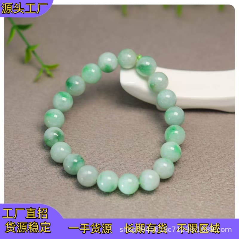 New exquisite pearl bracelet processing white nearly round potato-shaped pearl colorful stone bracelet processing