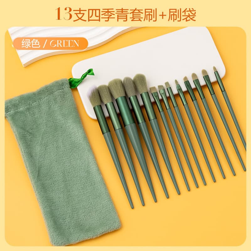 Cross-border Hot-selling Makeup Brush Bow Headband Wristband Hair Clip Hair Tie Gift Box Plush Hair Band Hair Accessories Direct Sale