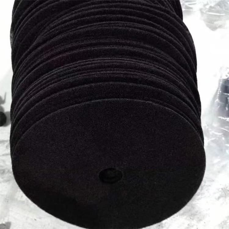 Round square kitchen compost bin activated carbon filter cotton trash can deodorizing filter activated carbon filter cotton