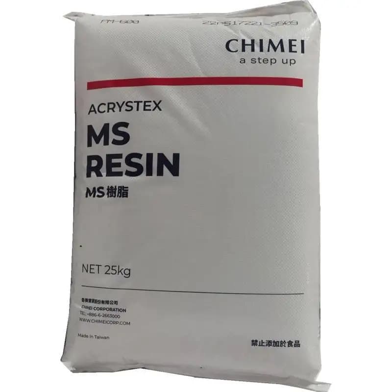 MS Chi Mei (Taiwan) PM-600 Weather-Resistant Transparent for Optical Accessories, Food Packaging, and Lighting Fixtures