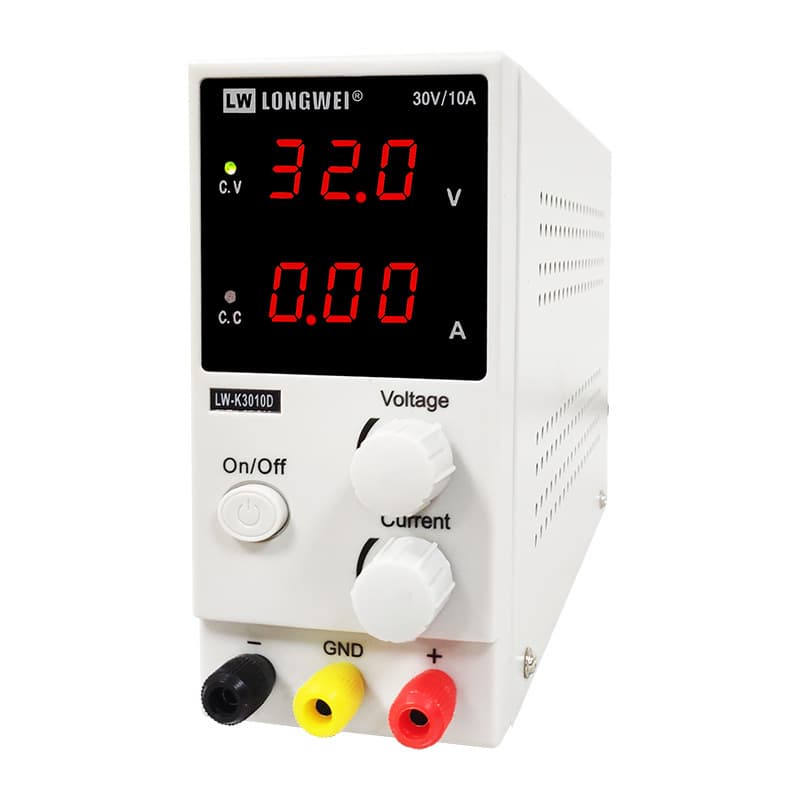 Longwei DC Regulated Power Supply 30V 5A 10A Adjustable 3-Digit Power Supply for Mobile Phone and Laptop Repair and Aging