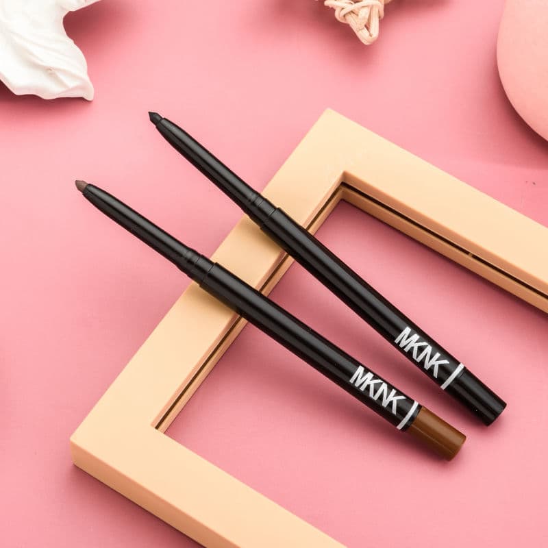 MKNK Eyeliner Gel Pencil Natural Look Long-Lasting Smudge-Proof Under-Eye Inner Eyeliner Pencil Hard Tip for Beginners