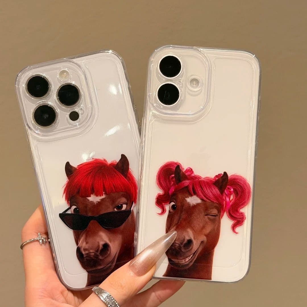 Funny Design Case for iPhone 17 Pro Max, iPhone 16, iPhone 15, Full Coverage Soft Case for iPhone 13/12