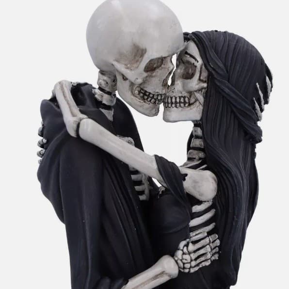 American Throne of Death and the Undead Skeleton Pet Statue Desktop Ornament Home Ornament Halloween Gift