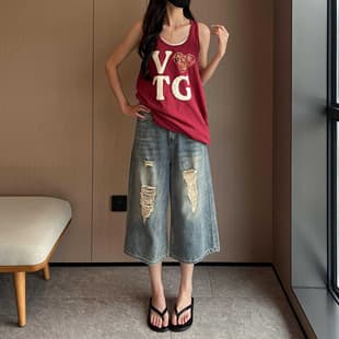 Cropped Curved Denim Jeans Women 2026 Summer Thin High Waist Slimming Petite Pear Shape Wide Leg Pants Trendy