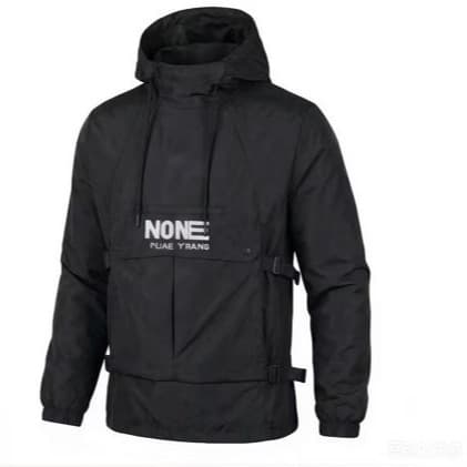 Casual Set NK Windbreaker Hooded Trendy Brand Striped Logo Unisex Windproof Waterproof Jacket Coat for Men