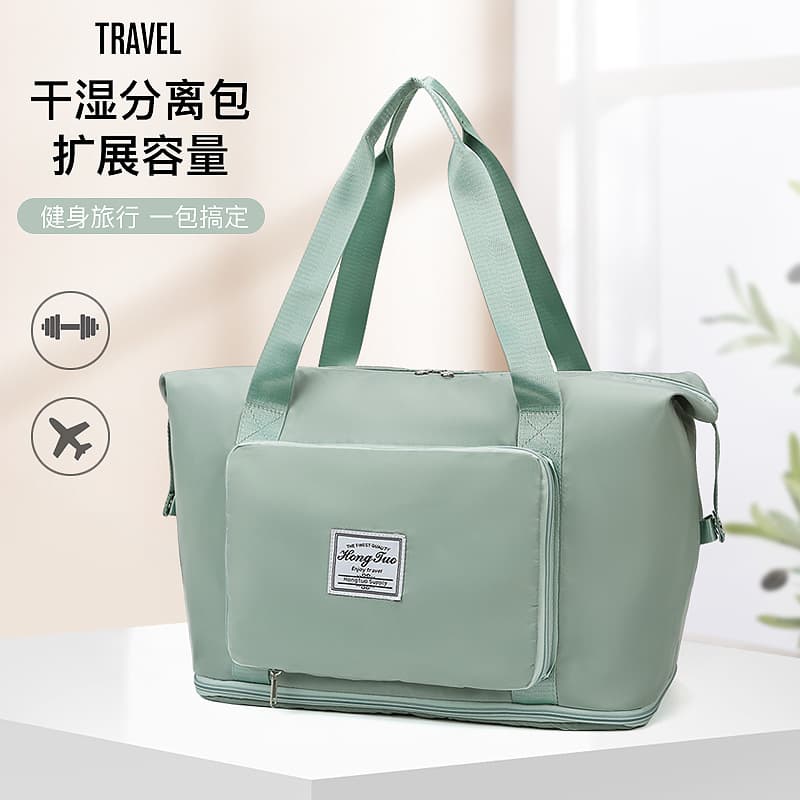Dry and Wet Separation Sports Bag Casual Travel Bag Lightweight Foldable Shoulder Bag Swimming Fitness Bag Wholesale