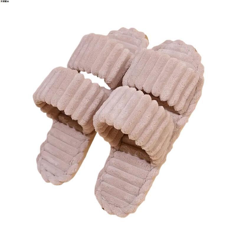 Warm Soft Sole Comfort Slippers Soft New Amazon Cross-border Anti-slip Suede Men Women Comfort Autumn Winter Cotton New