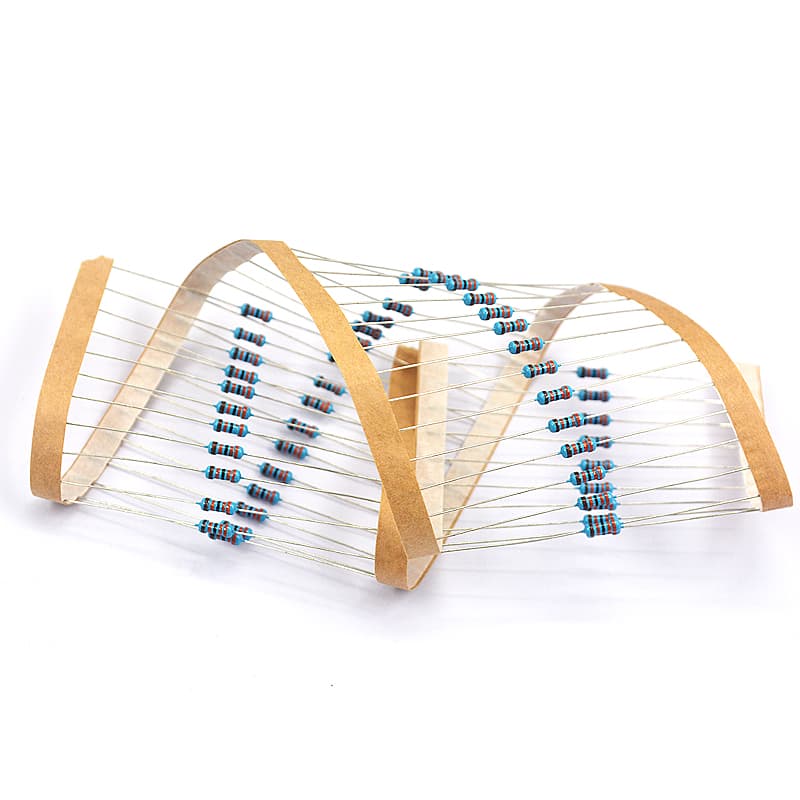 3YV54TF1 1/4W Metal Film Resistor 1% Five Color Ring 6.2 62 620 6.8K 68 680 Ohm 75 75