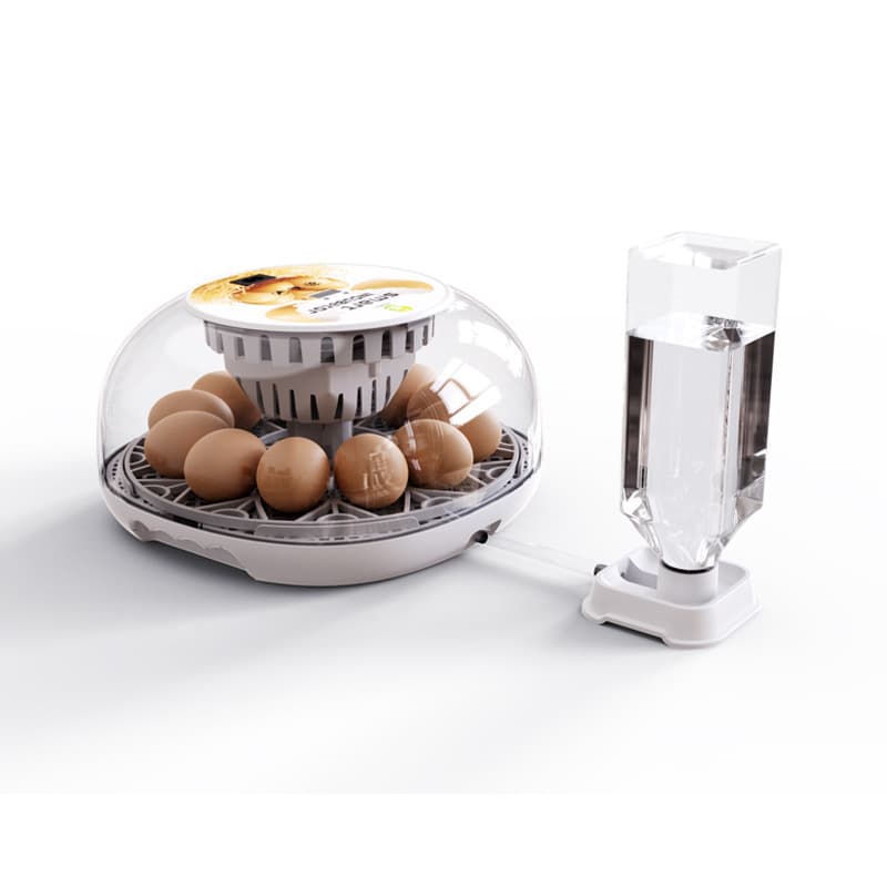 Fully Automatic Chicken Duck Goose Egg Incubator Small Auto Water Adding Smart Egg Incubator Home Temperature Control Visible Incubator