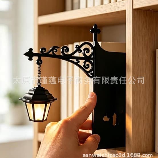 Library Lantern-Decorative Bookshelf Lighting Bookshelf Lantern Little Ghost Lamp