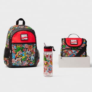 Australia Smiggle Backpack New Elementary School Student Marvel Boys Backpack Stationery Set