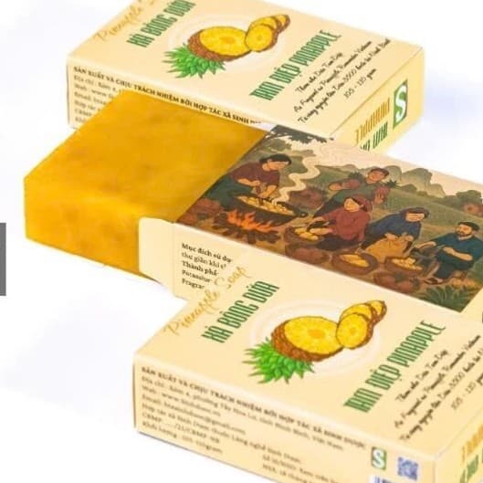 Factory Direct Supply Pineapple Soap Handmade Essential Oil Soap for Face Cleansing, Body Wash, and Shower