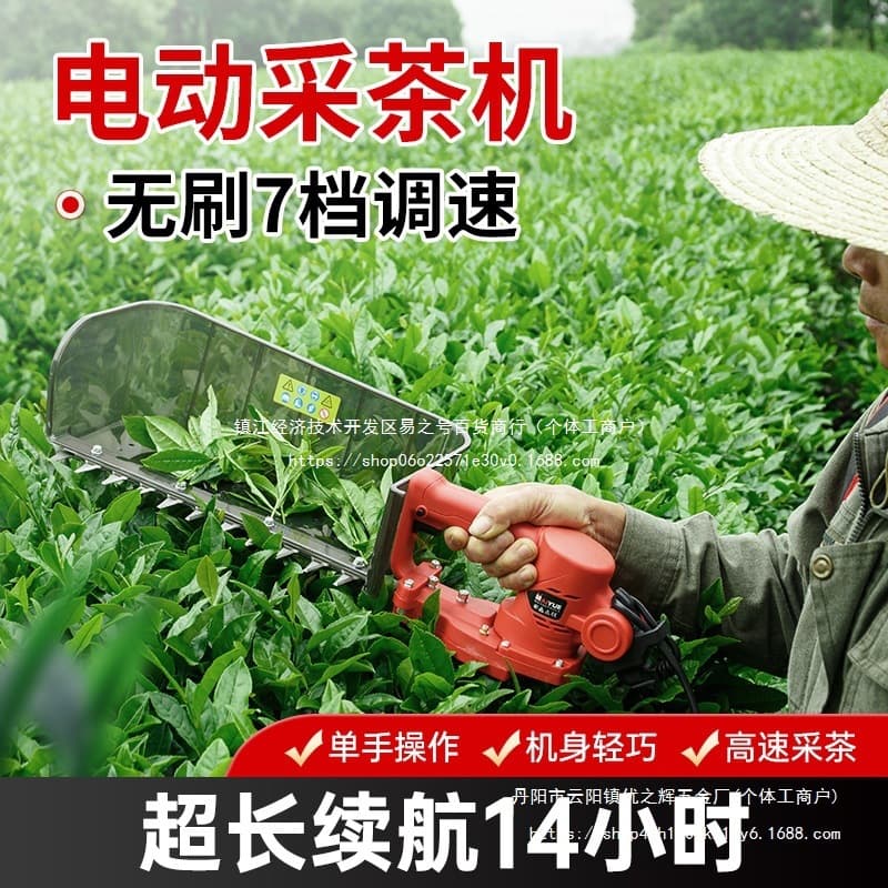 Brushless Electric Tea Picking Machine, Rechargeable Small Hedge Trimmer, New Model Lithium-Powered Tea Clipper, Wholesale for Tea Leaf Picking