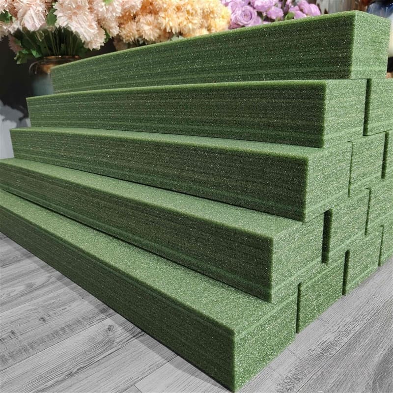 Wedding floral foam board, white and red aisle flower arrangement board, high-density pearl