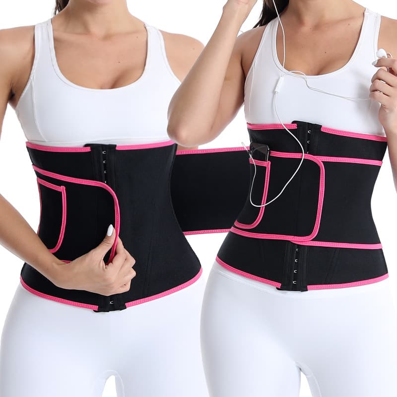 Women Fitness Abdominal Belt Belly Shaper Strap Exercise Body Shaper Waist Trainer Trimmer Sauna Sweat Girdle Belt