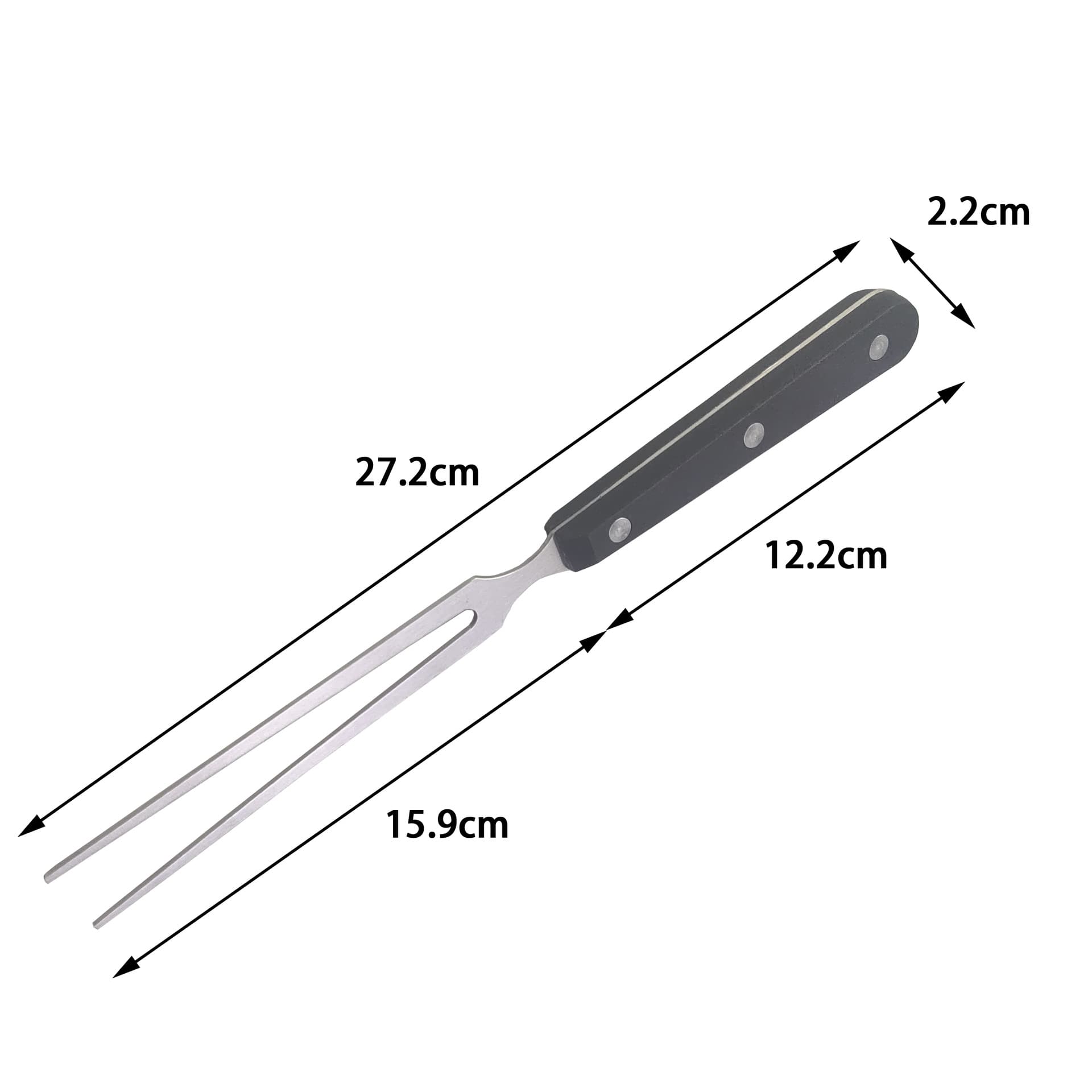 Direct from Manufacturer, Plastic Handle Barbecue Meat Fork for Household Grilling Skewers in Stock