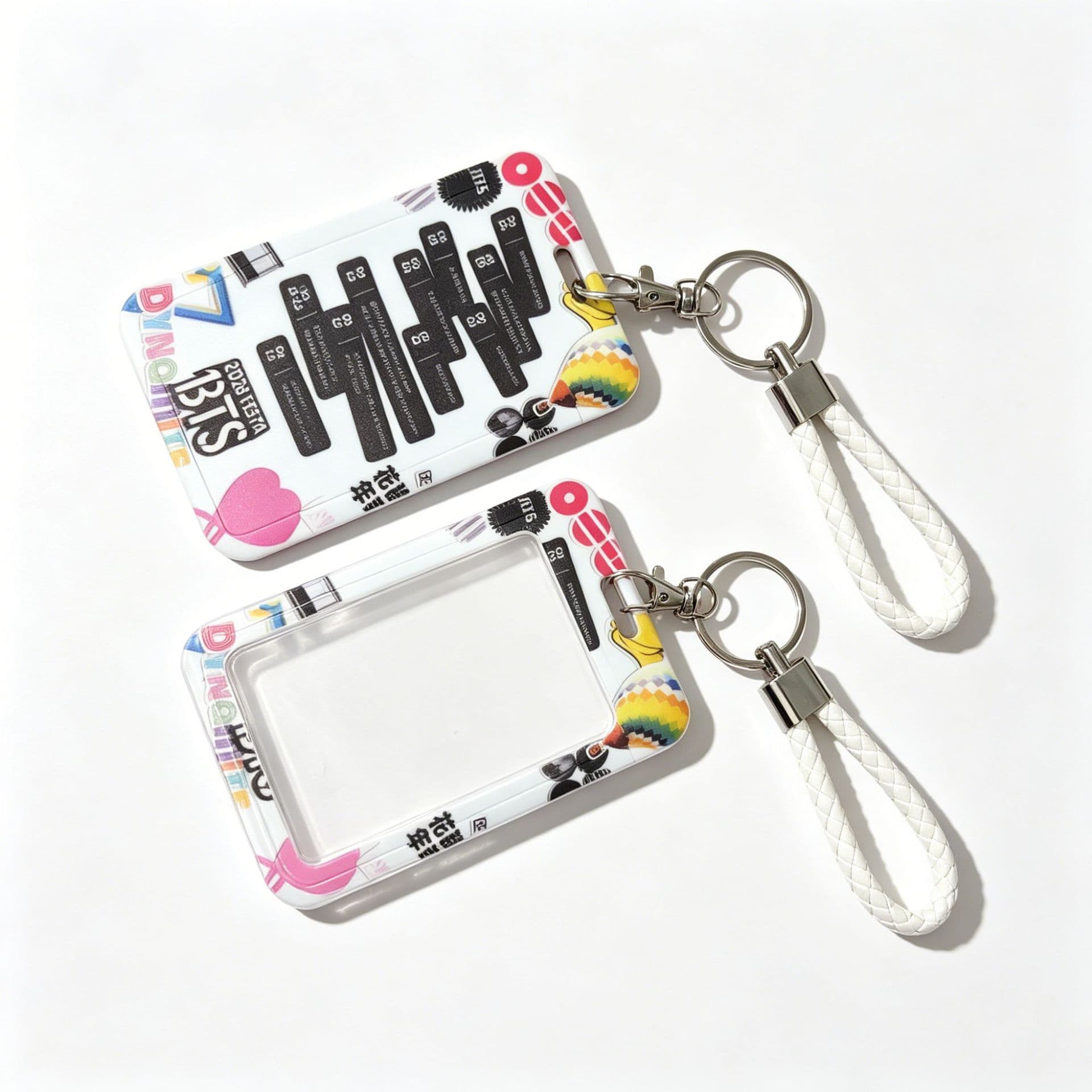 BTS New Tour Card Holder Student ID Badge Bus Meal Card Chest Badge Student Meal Card