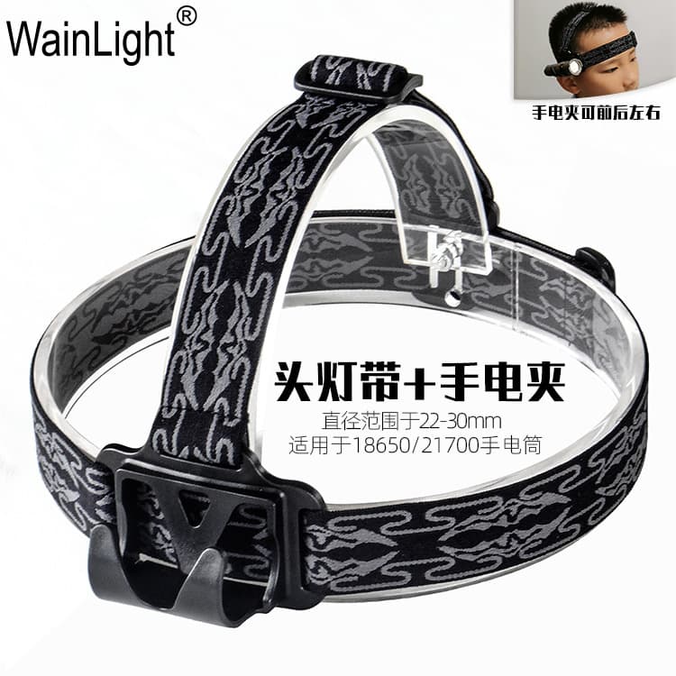 Good Light Portable Camping Headlamp Corner Clip Headband Flashlight BD13 Handheld Light Converts to Headlamp