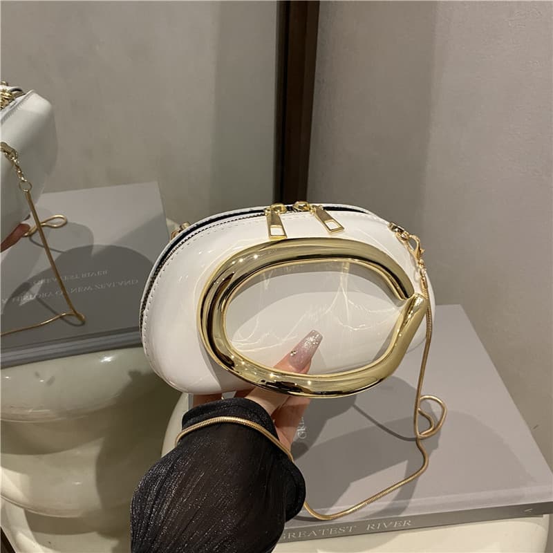 New Fashionable Niche Handbag for Women, Chain Bag with High-End Evening Bag Style, Vintage Versatile Shoulder and Crossbody Bag
