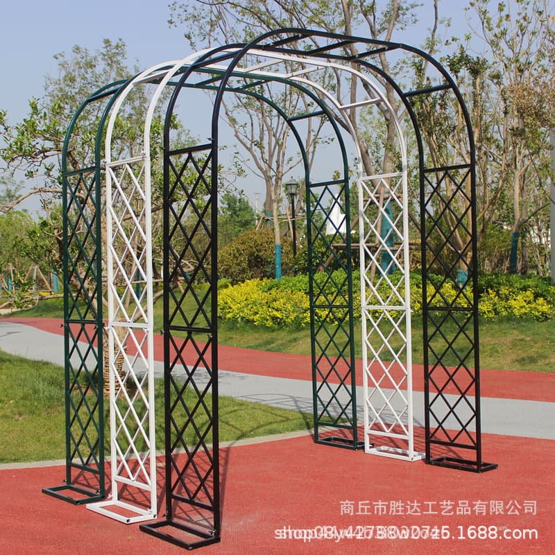 Garden Climbing Vine Trellis Wedding Arch Support Simple Garden Trellis Rose Trellis European Style Grid Grape Trellis