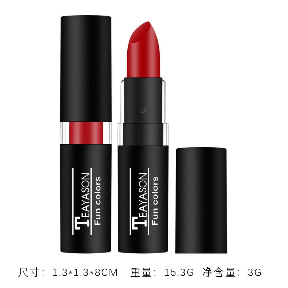 TEAYASON Colorful Novelty Lipstick Halloween Vampire Cosplay Lip Balm Matte Long-Lasting Performance Cross-Border