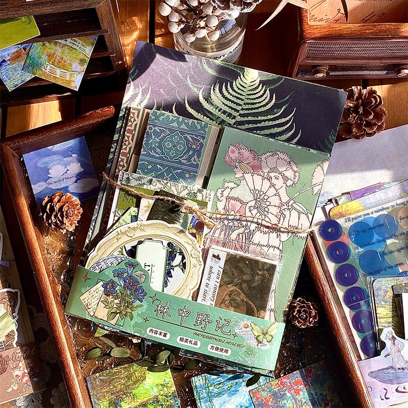 New Vintage & Dreamy Series Stickers, Scrapbooking Materials, Niche Artistic Tags, DIY Decorative Paper