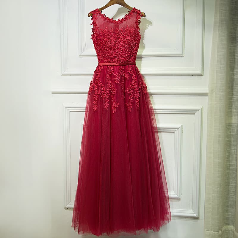 2026 New Red Bride Toast Dress Long Evening Gown for Wedding Banquet Slim Fit Wedding Dress