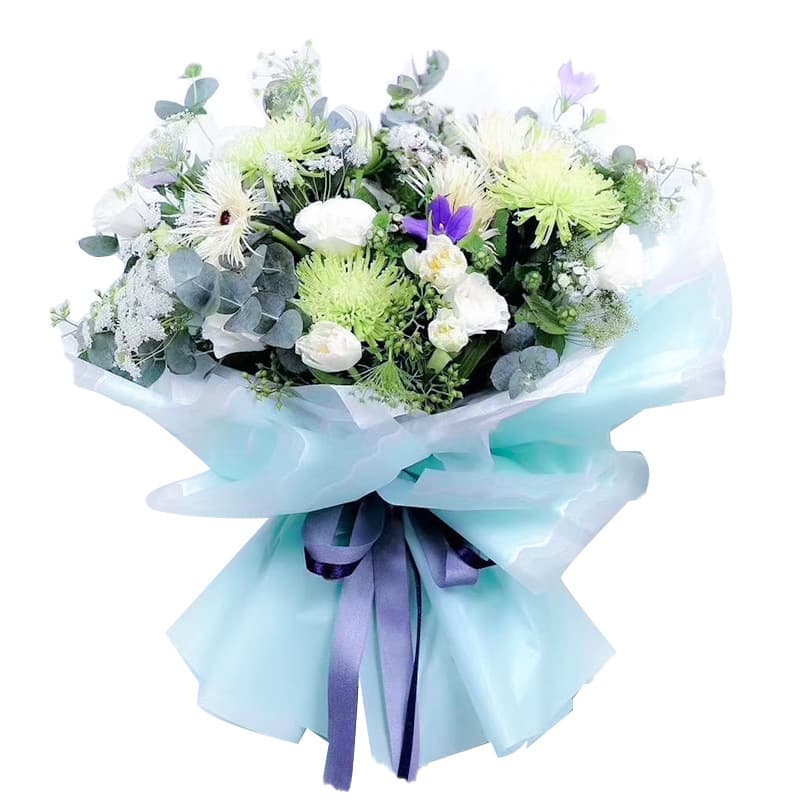 Coastline Pattern Floral Wrapping Paper, Flower Arrangement Supplies, Gift Wrapping Paper Wholesale